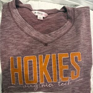 Virginia Tech Hokies Maroon V-Neck Shirt